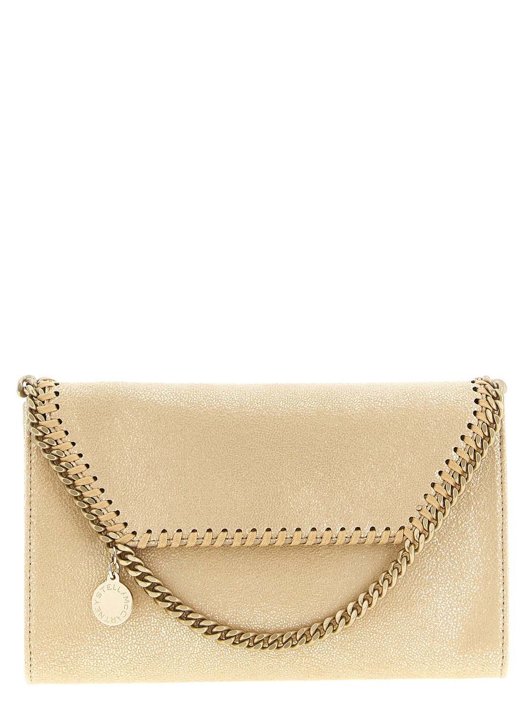 Stella McCartney Gold Polyester Cardholder