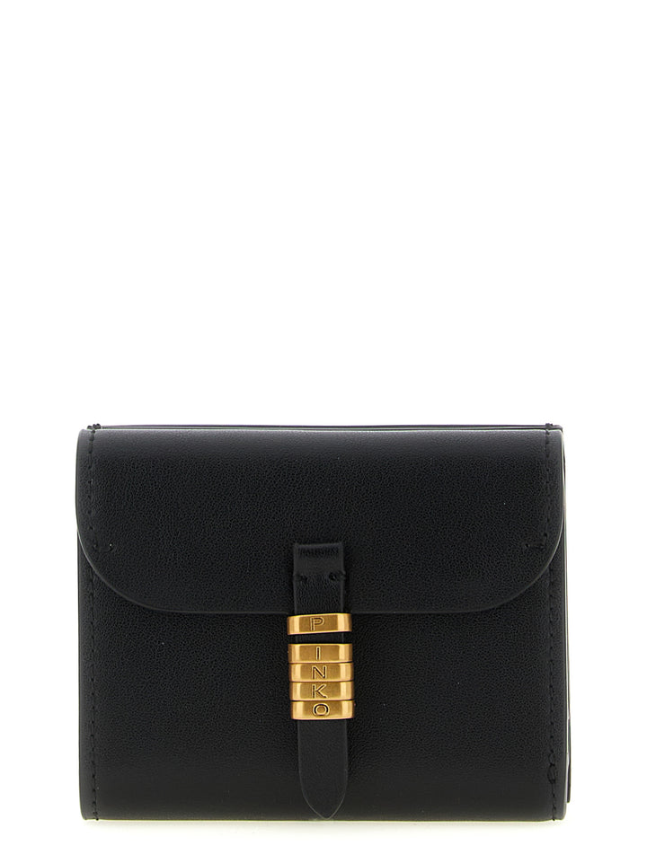 PINKO Black Cowhide Cardholder