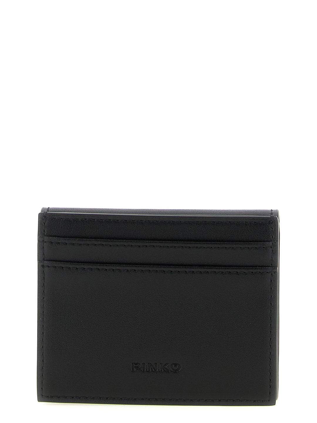 PINKO Black Cowhide Cardholder