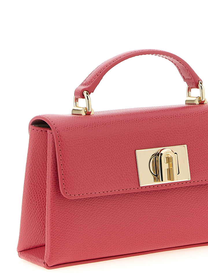 Furla Fuchsia Calfskin Crossbody Bag