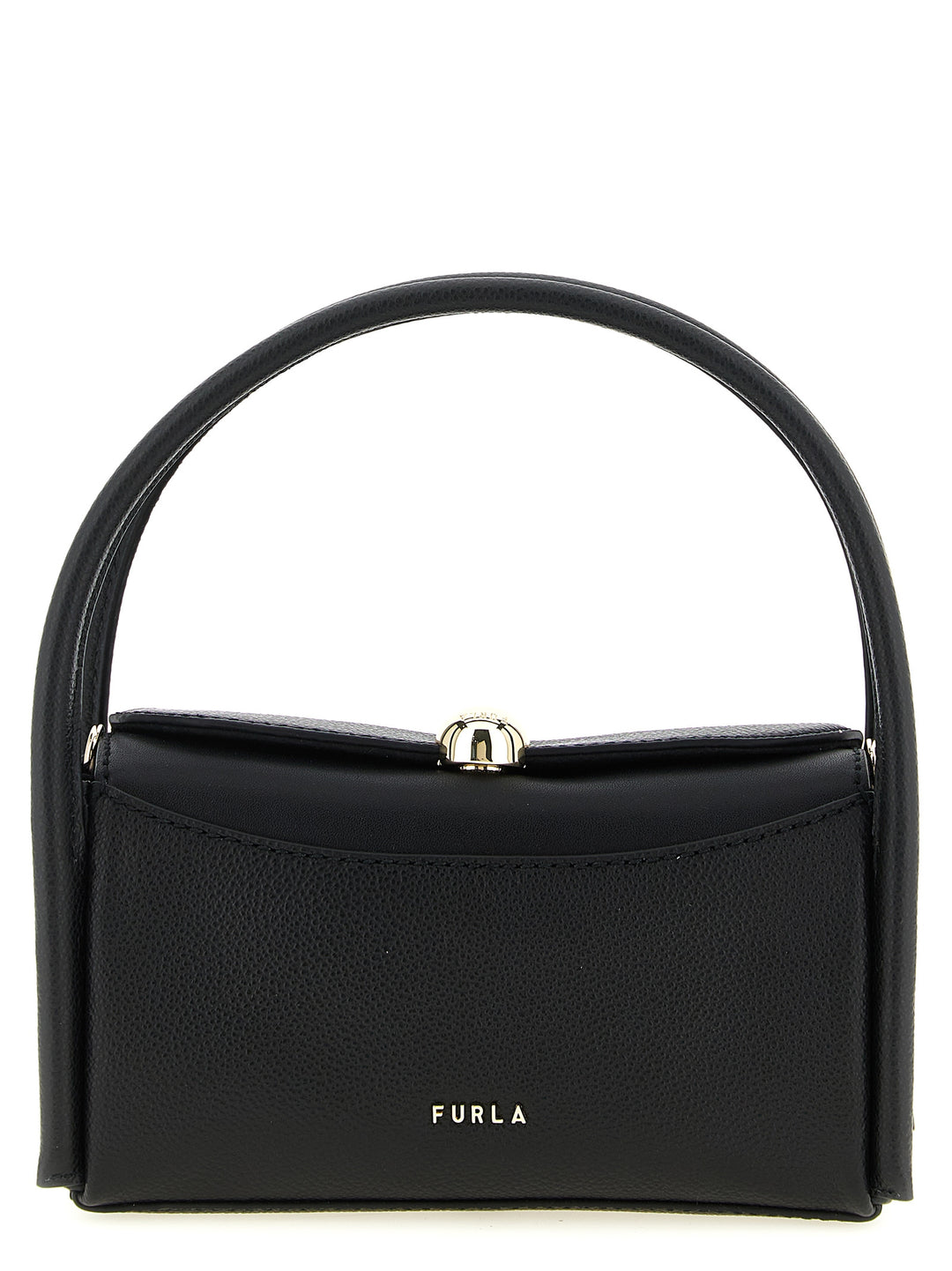 Furla Black Calfskin Handbag