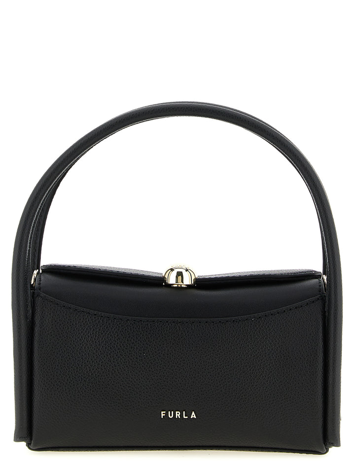 Furla Black Calfskin Handbag