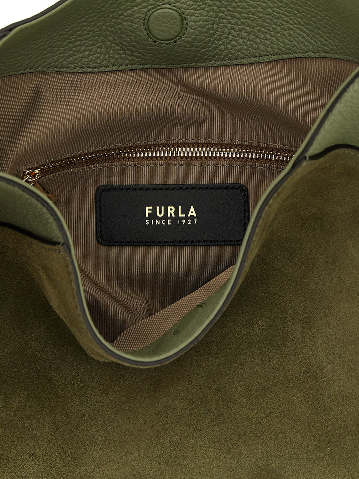 Furla Bicolor Calfskin Shoulder Bag