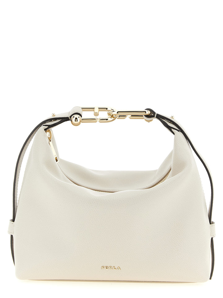 Furla White Calfskin Shoulder Bag