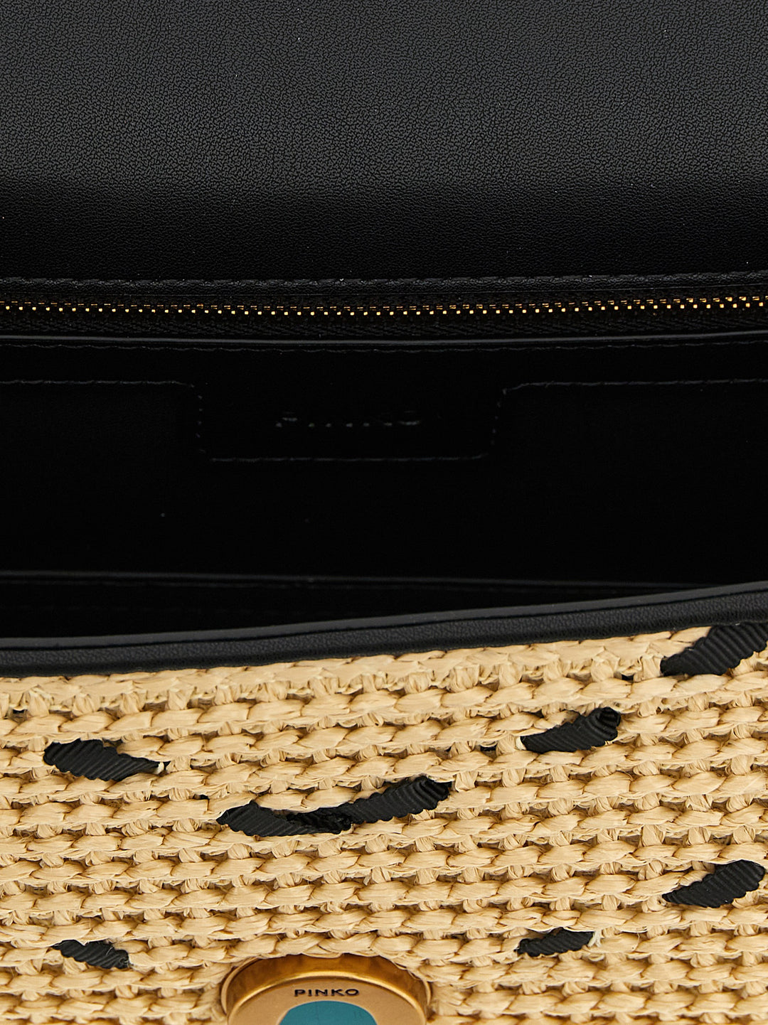 PINKO Beige Cowhide Crossbody Bag