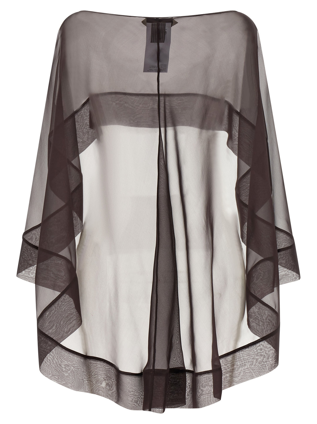 Alberta Ferretti Brown Silk Scarf