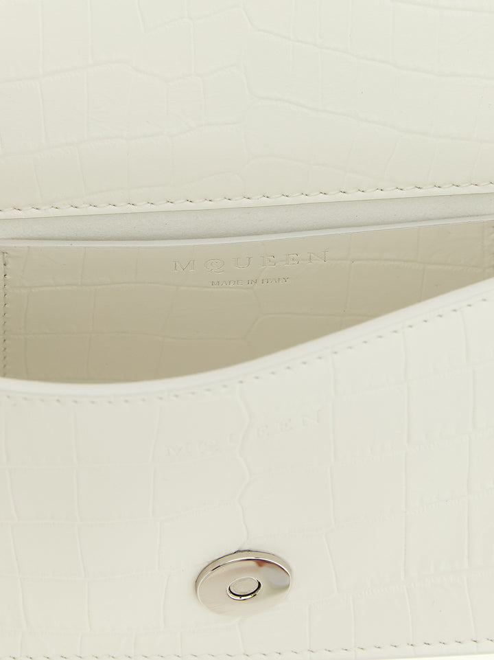 Alexander McQueen White Calfskin Shoulder Bag