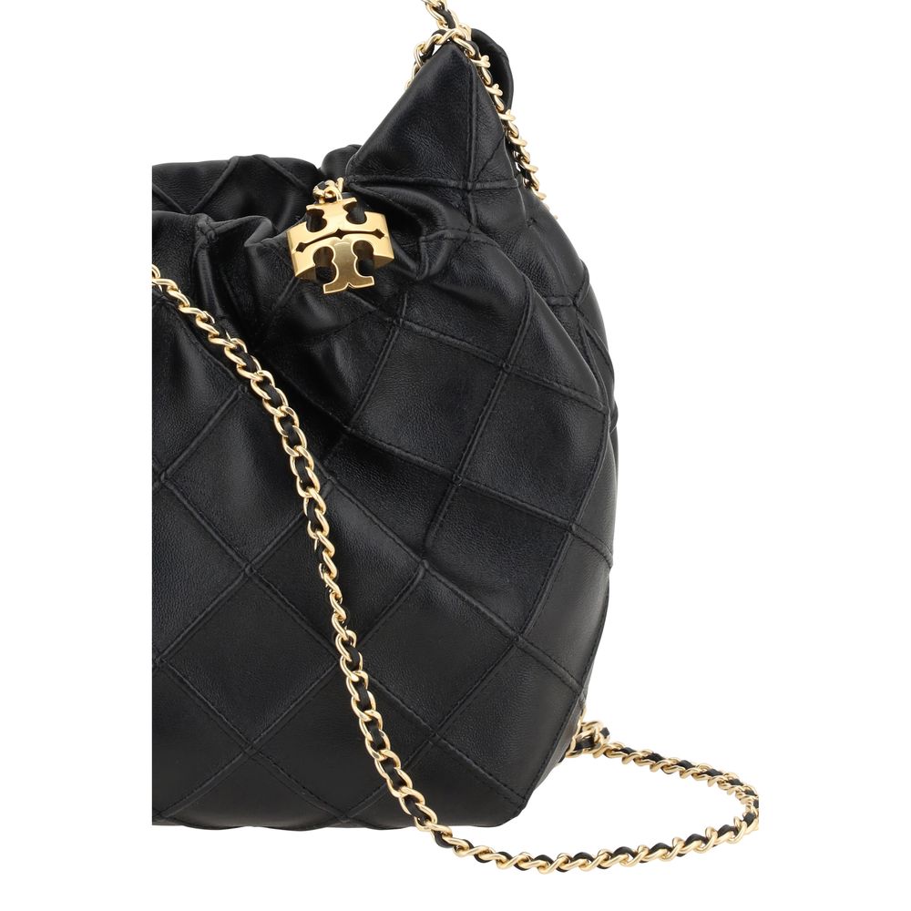 Tory Burch - Black Calf Leather Bos Taurus Shoulder Bag