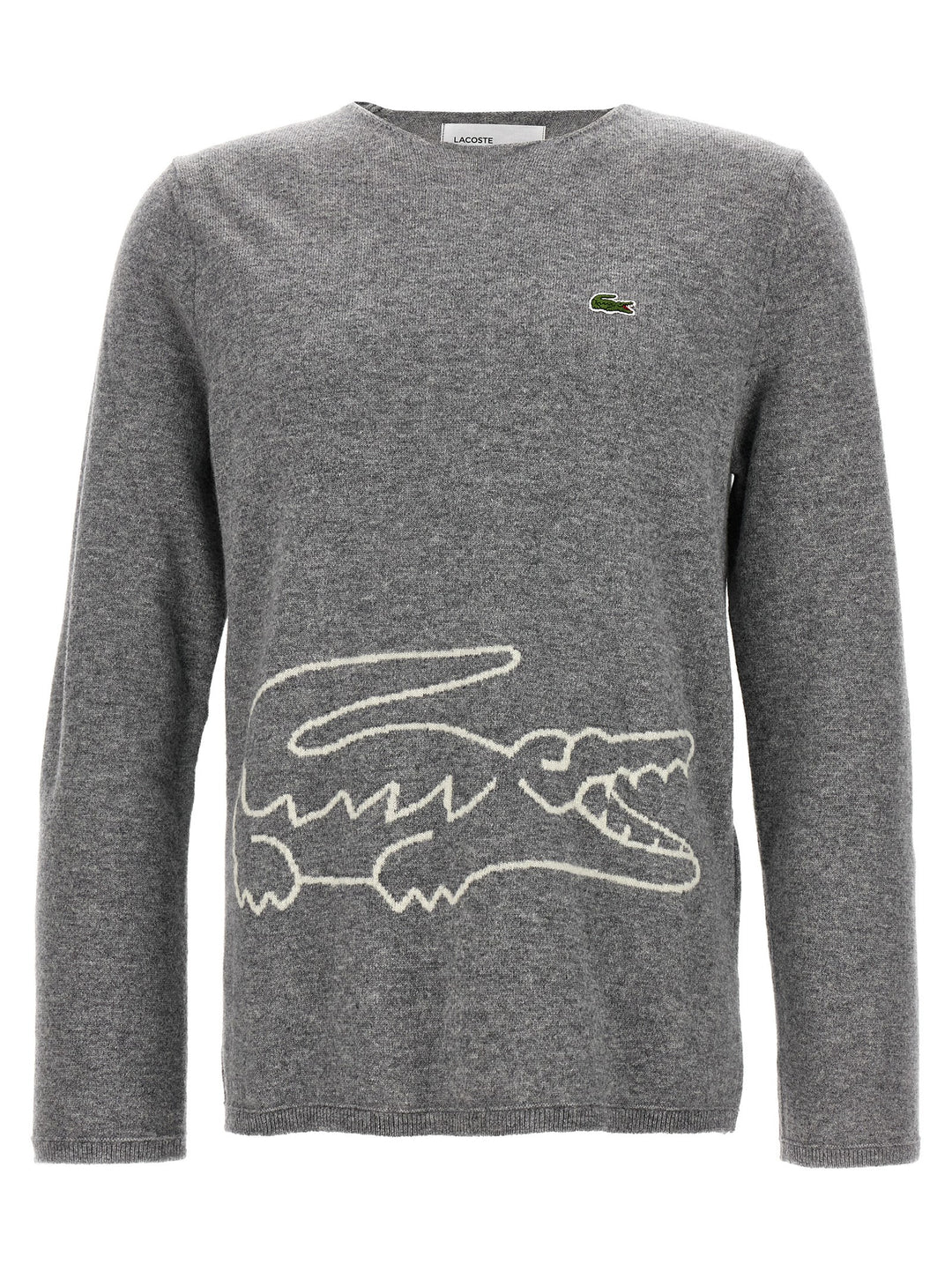 Comme Des Garçons Gray Wool Cardigan