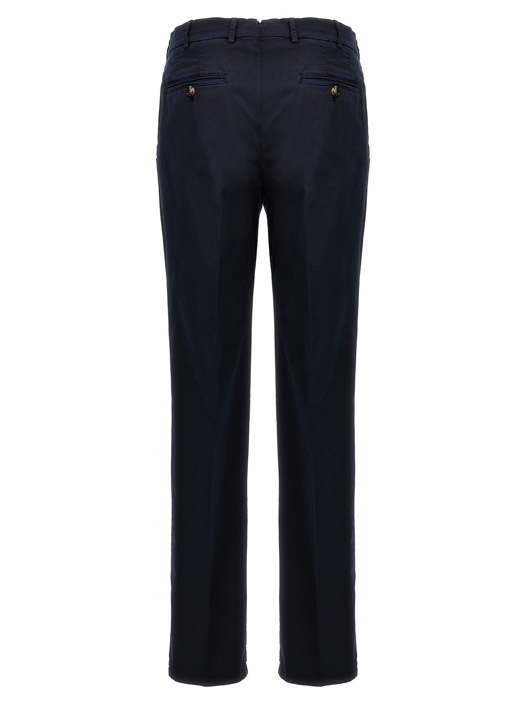 Brunello Cucinelli Blue Cotton Casual Pants