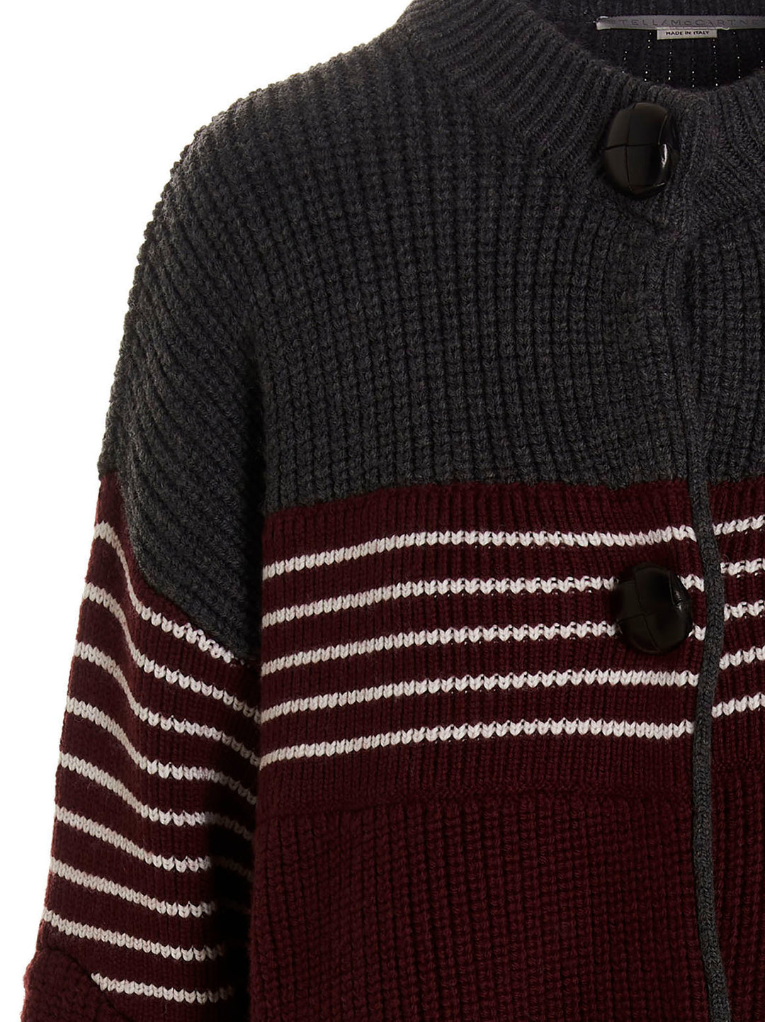 Stella McCartney Multicolor Virgin Wool Coat