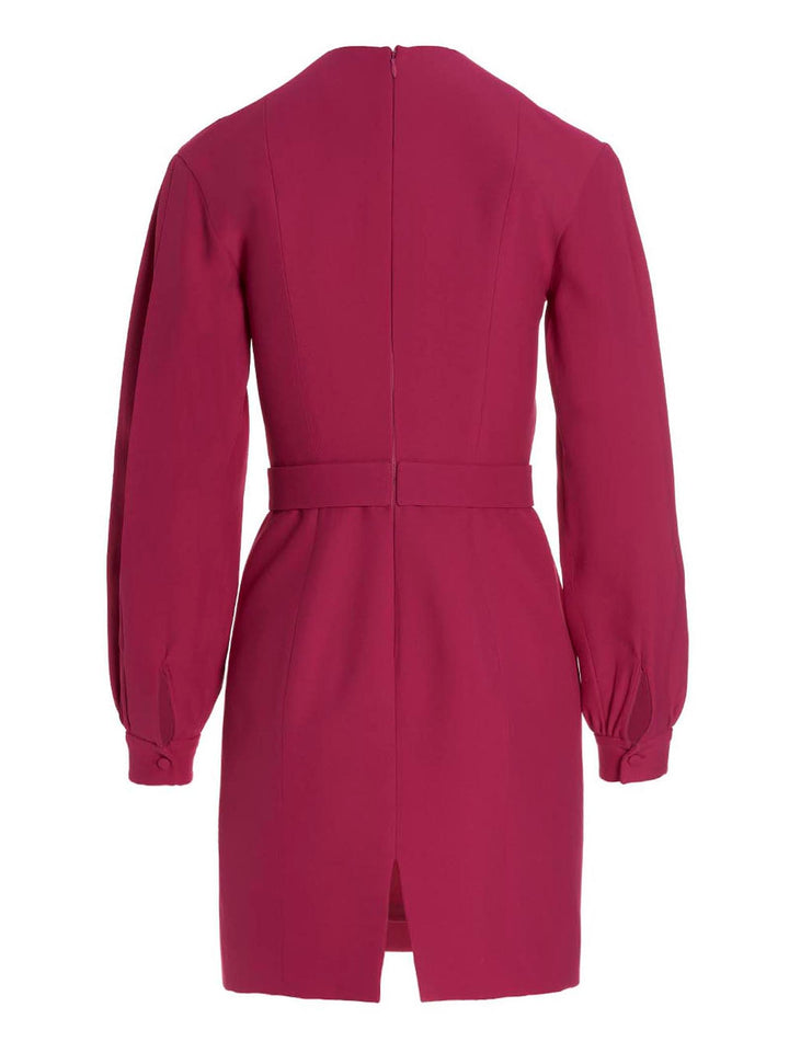 Giovanni Bedin Fuchsia Viscose Short Dress