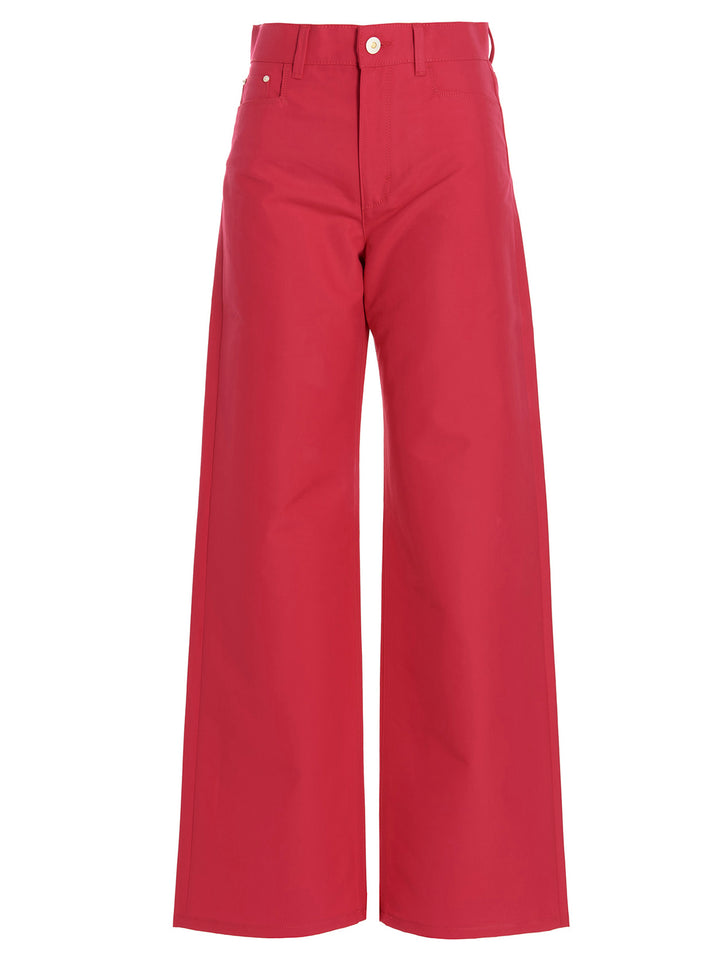 Wandler Fuchsia Cotton Casual Pants