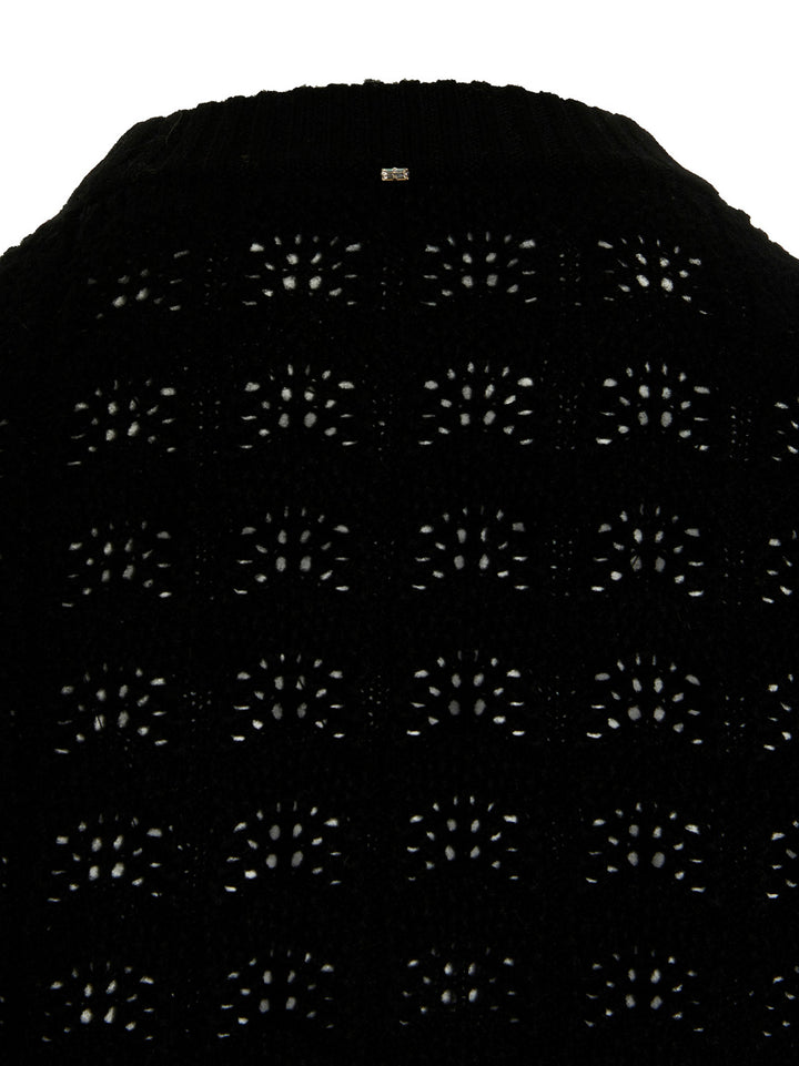 Sportmax Black Wool Cardigan