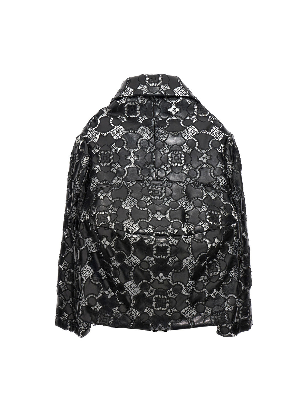 Comme Des Garçons Bicolor Polyethylene Leather Jacket
