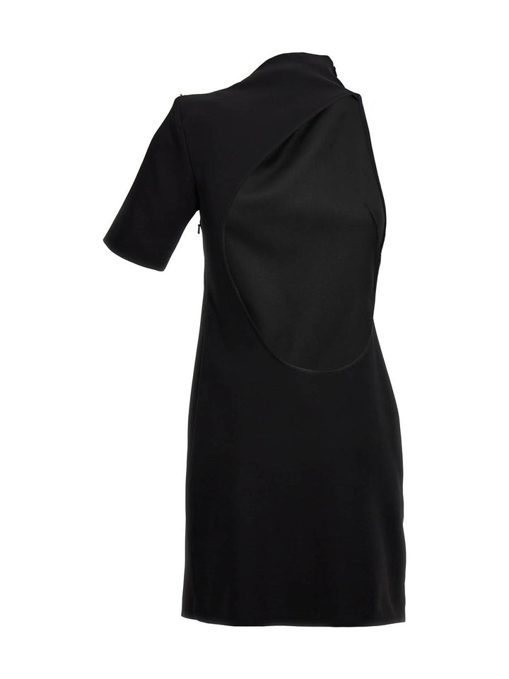 Sportmax Black Viscose Short Dress