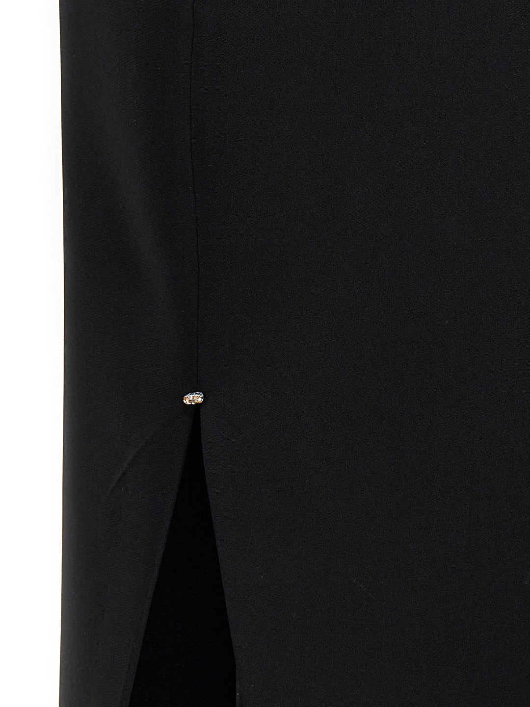 Sportmax Black Viscose Long Skirt