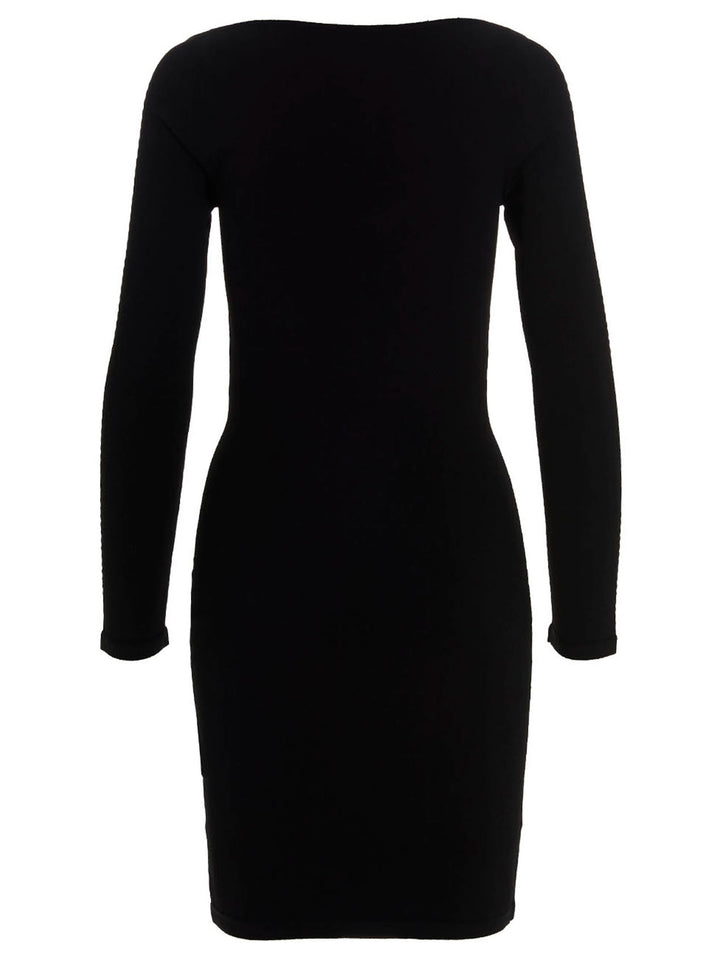 Dsquared² Black Viscose Mini Skirt