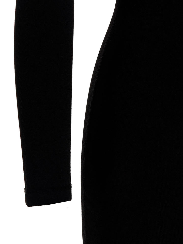 Dsquared² Black Viscose Mini Skirt