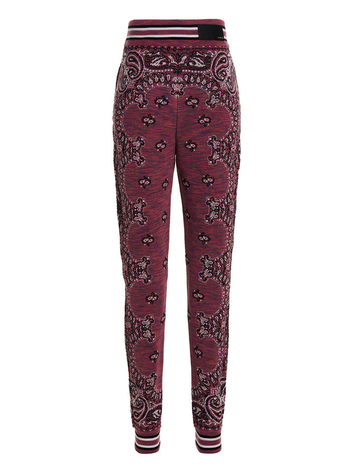 Amiri Purple Cotton Joggers (Workout Pants)