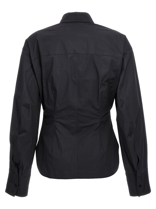 The Attico - Black Cotton Blouse