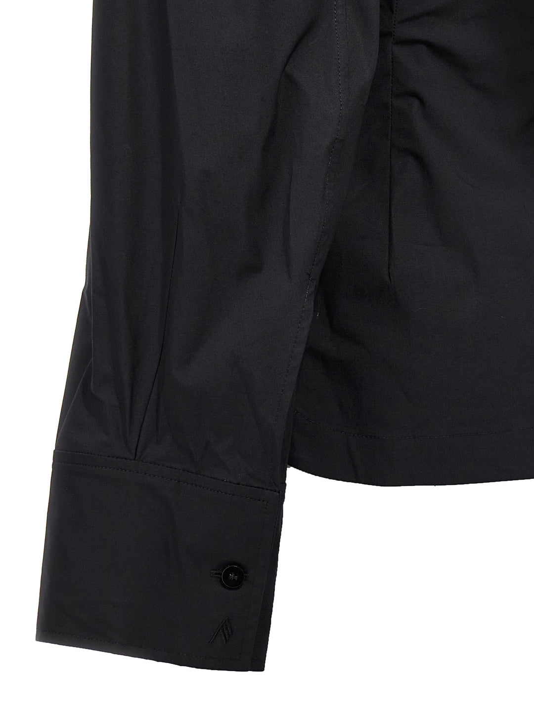 The Attico - Black Cotton Blouse