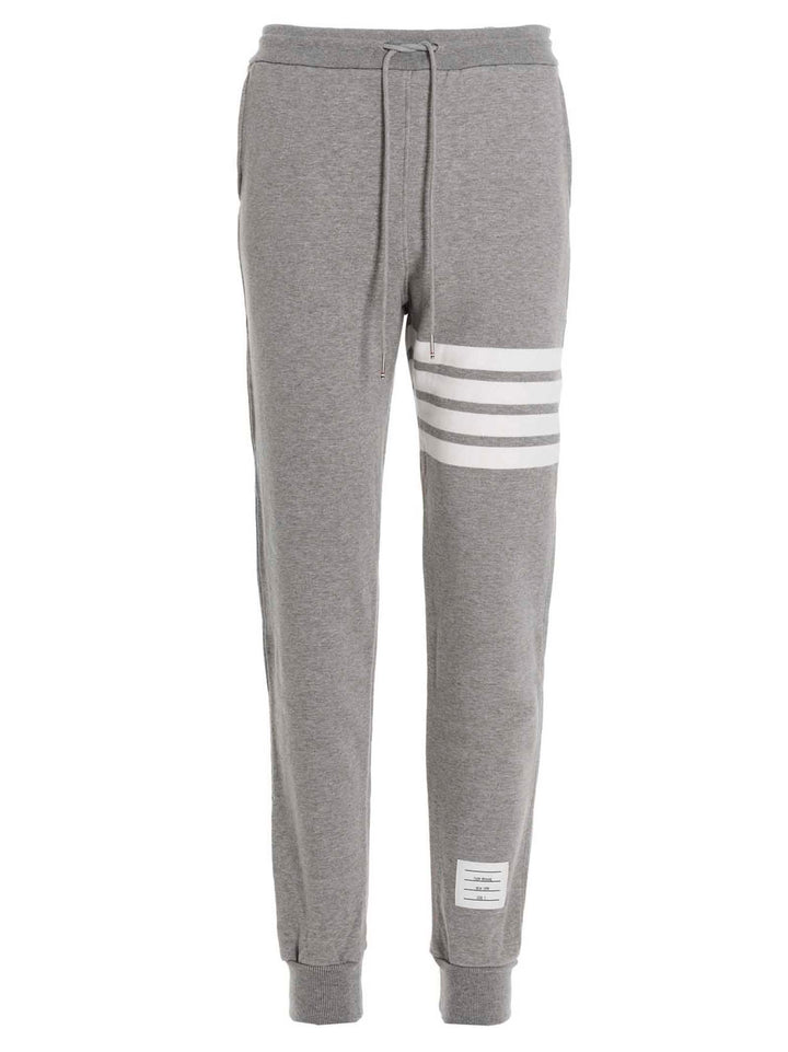 Thom Browne Gray Cotton Joggers (Workout Pants)