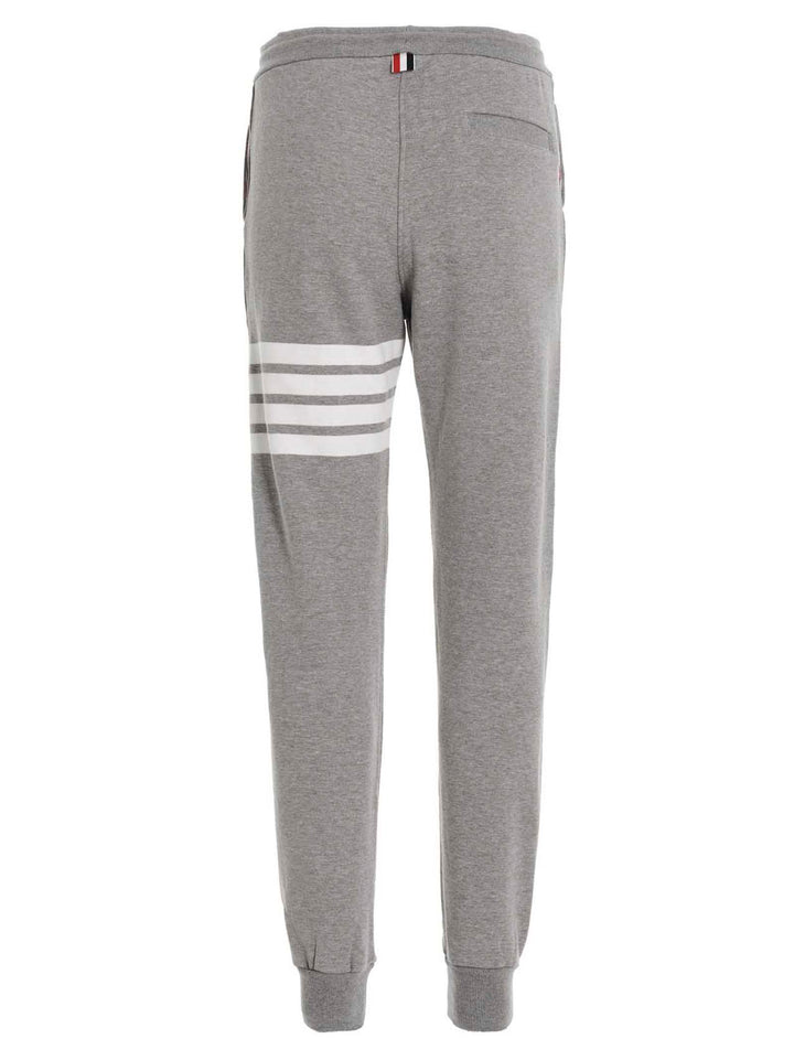 Thom Browne Gray Cotton Joggers (Workout Pants)