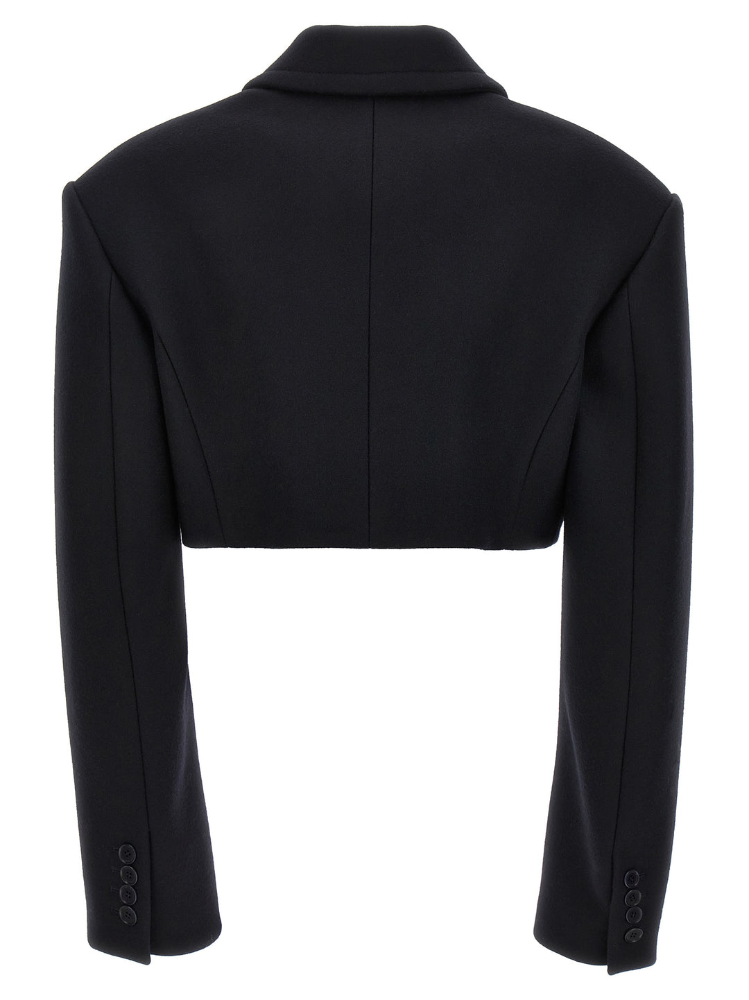 Stella McCartney Black Wool Full-Length Jacket