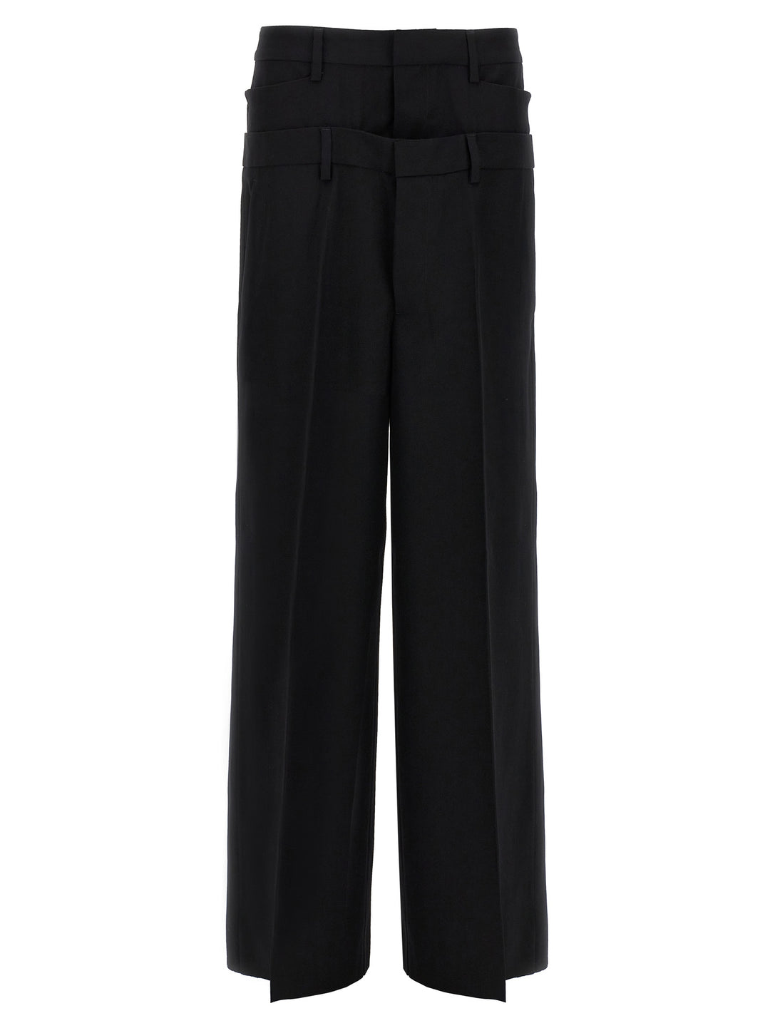 Dsquared² Black Virgin Wool Dress Pants
