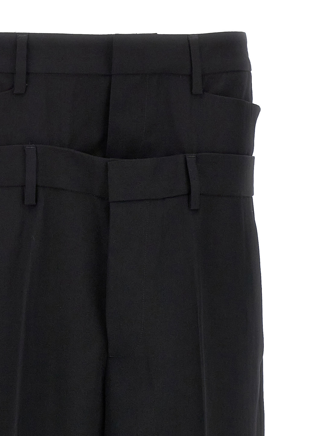 Dsquared² Black Virgin Wool Dress Pants