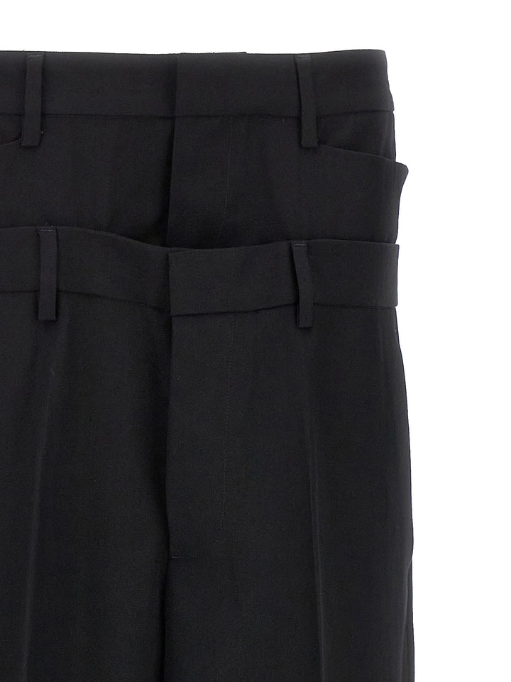 Dsquared² Black Virgin Wool Dress Pants
