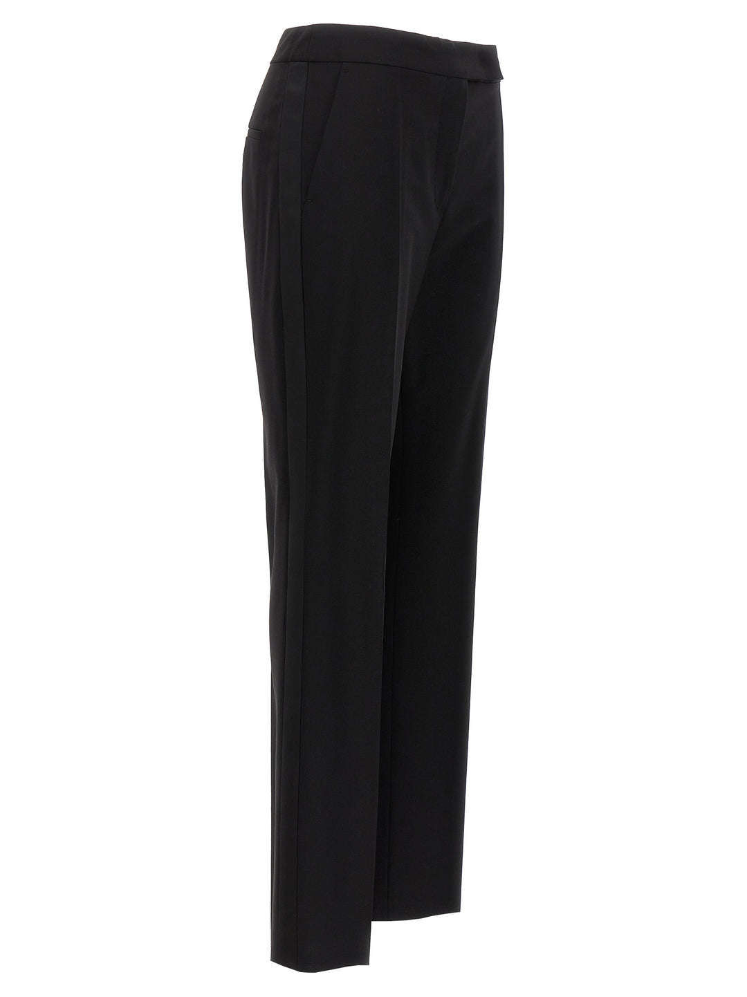 Max Mara Black Virgin Wool Dress Pants
