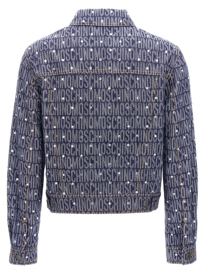 Moschino Blue Cotton Denim Jacket