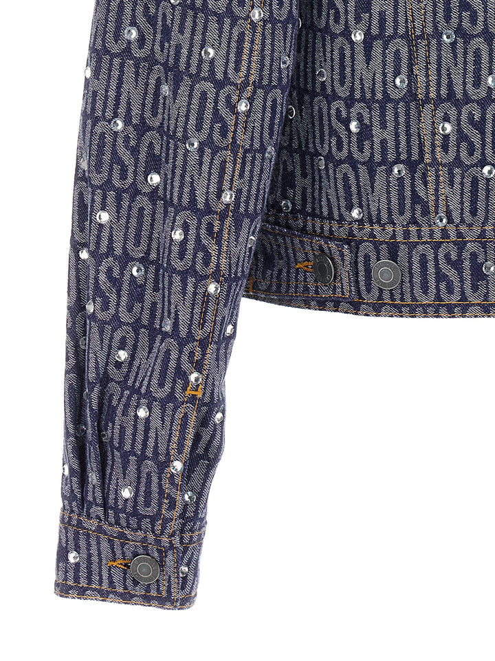 Moschino Blue Cotton Denim Jacket