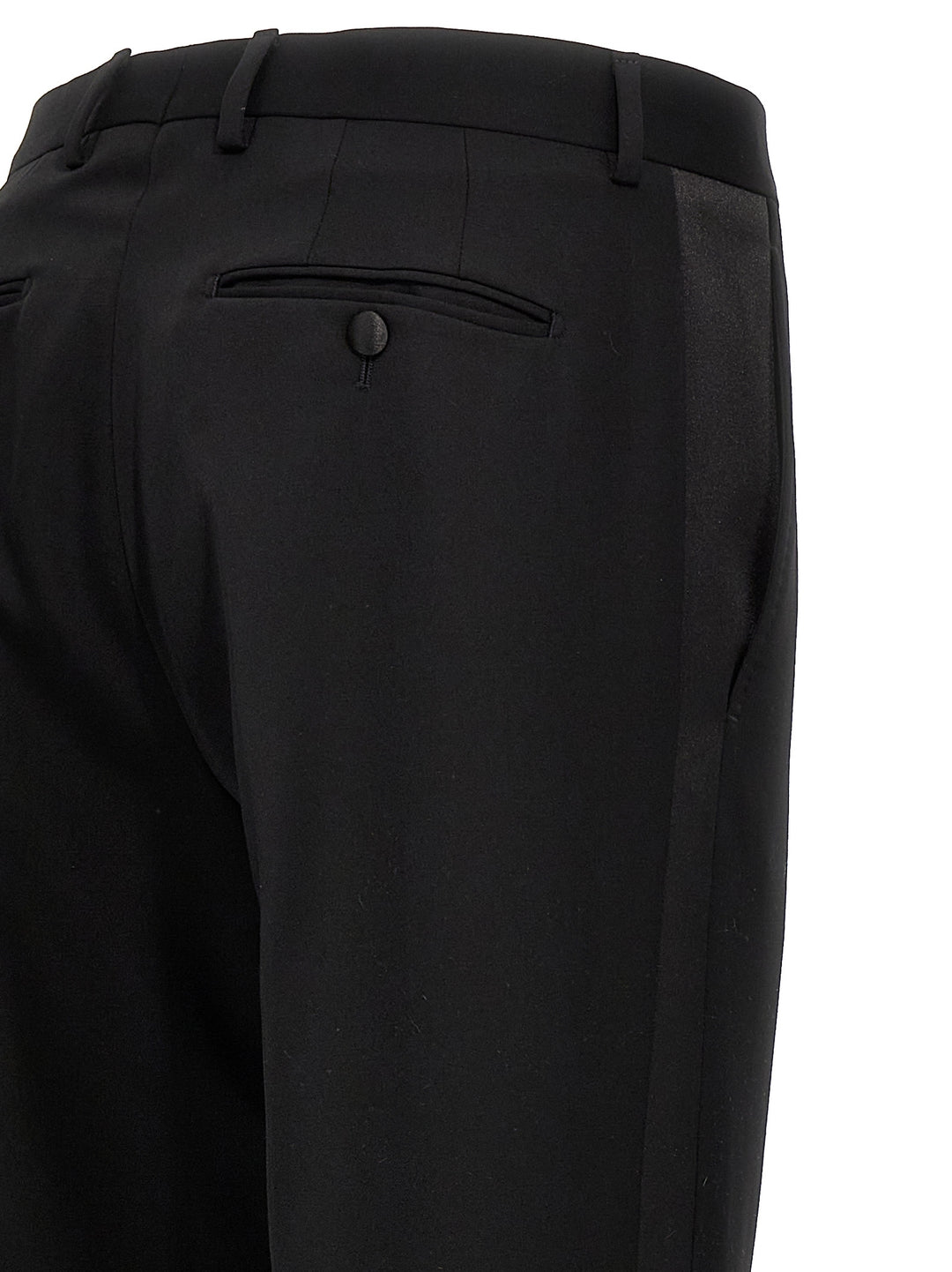 Lanvin Black Wool Dress Pants