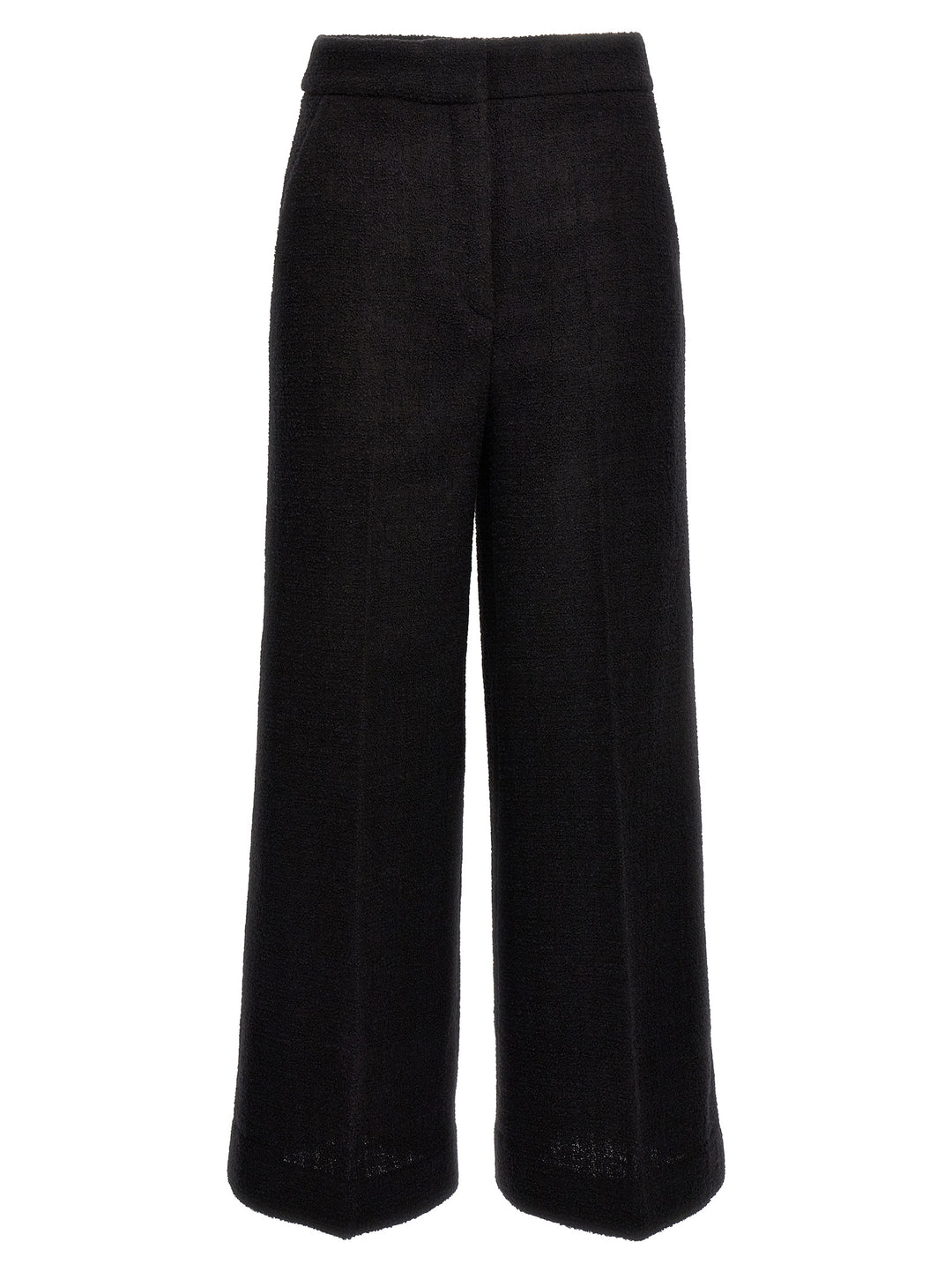 Moschino Black Wool Cropped Pants