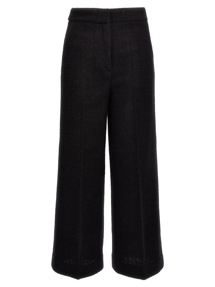 Moschino Black Wool Cropped Pants