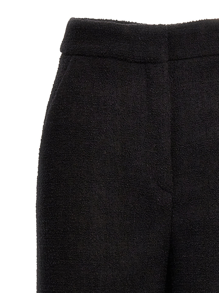 Moschino Black Wool Cropped Pants