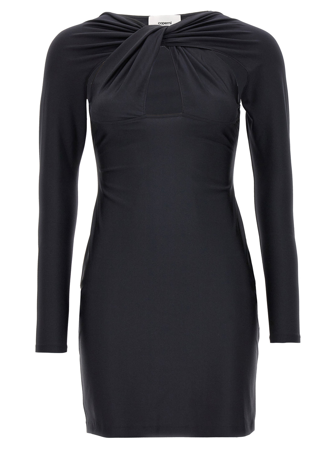 Coperni Black Polyamide Short Dress