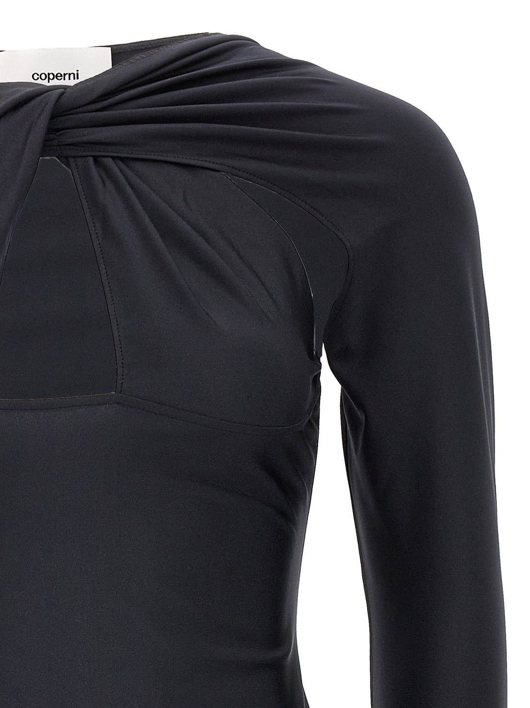 Coperni Black Polyamide Short Dress