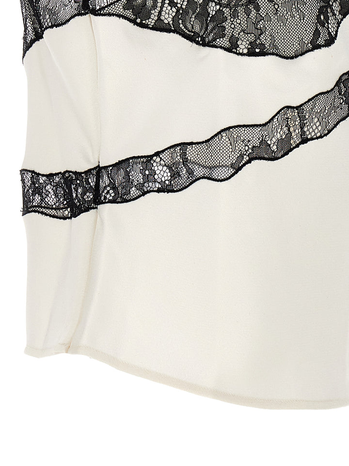 The Andamane - Bicolor Polyester Blouse