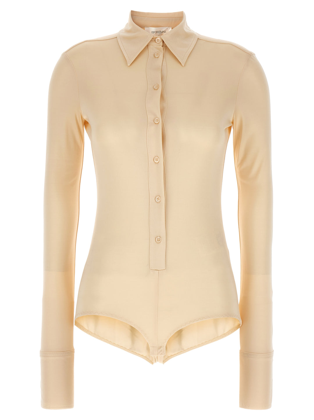 Sportmax Beige Viscose Bodysuit