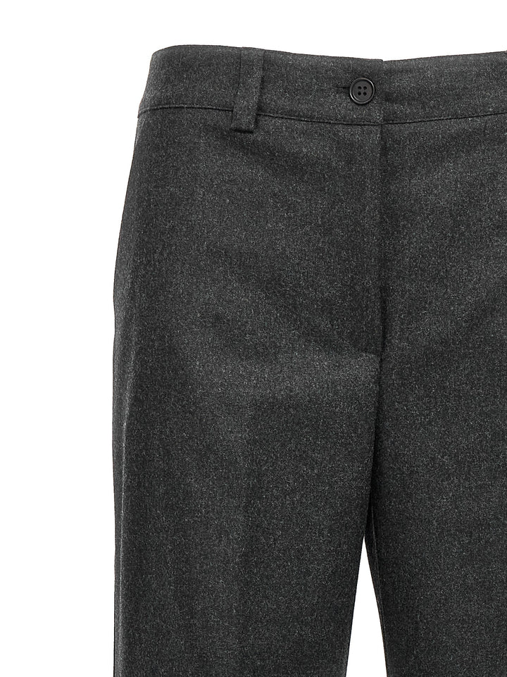 P.A.R.O.S.H. Gray Virgin Wool Cargo Pants
