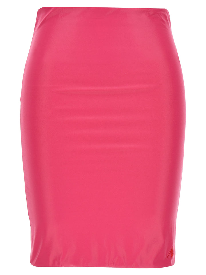 The Attico Fuchsia Polyamide Long Skirt