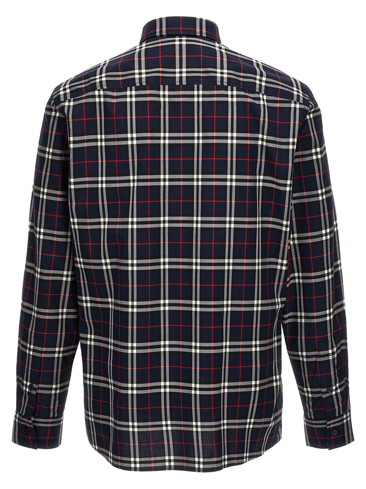 Burberry Blue Cotton Blouse
