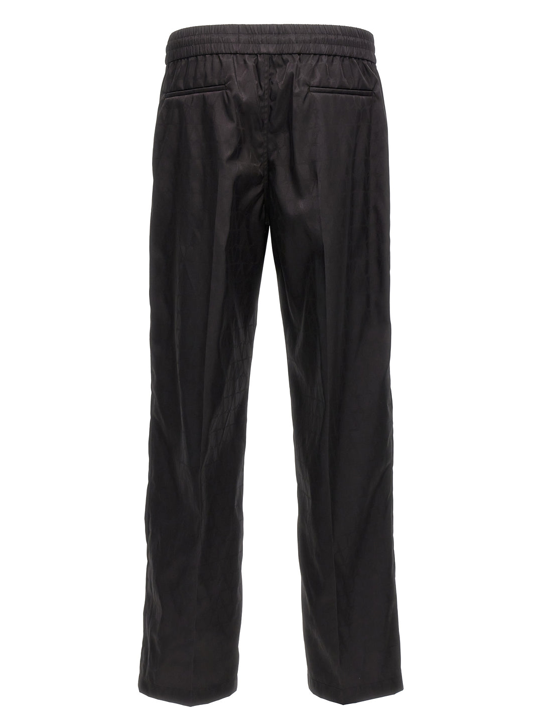 Valentino Garavani Black Polyamide Casual Pants