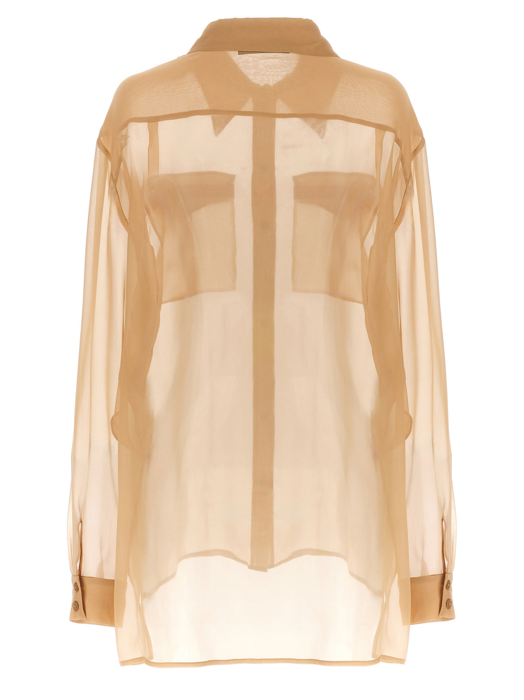 Alberta Ferretti - Beige Silk Blouse