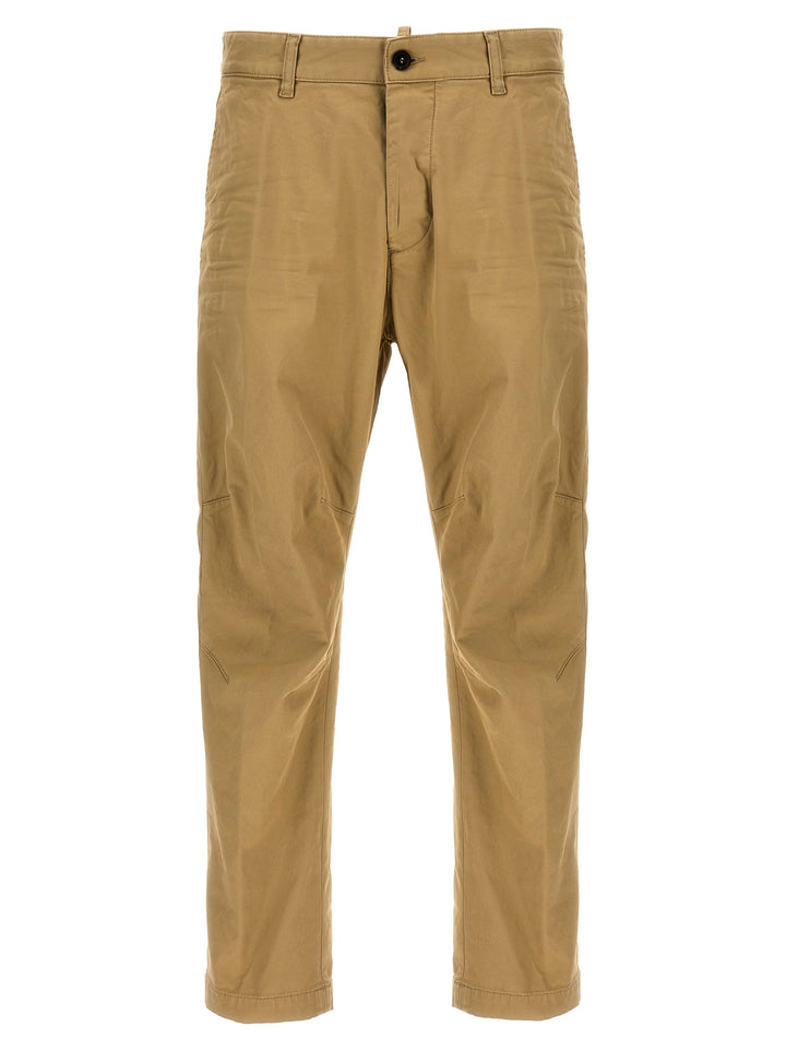 Dsquared² Beige Cotton Chino Pants