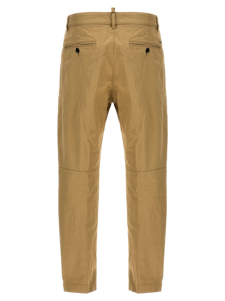 Dsquared² Beige Cotton Chino Pants